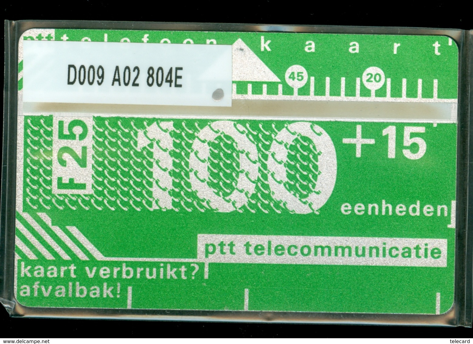 NEDERLAND 1988 3e SERIE * D009 A02 804E * ONGEBRUIKT * UNUSED * INUTILISÉ * CAT VALUE 2.450,00 - Openbaar