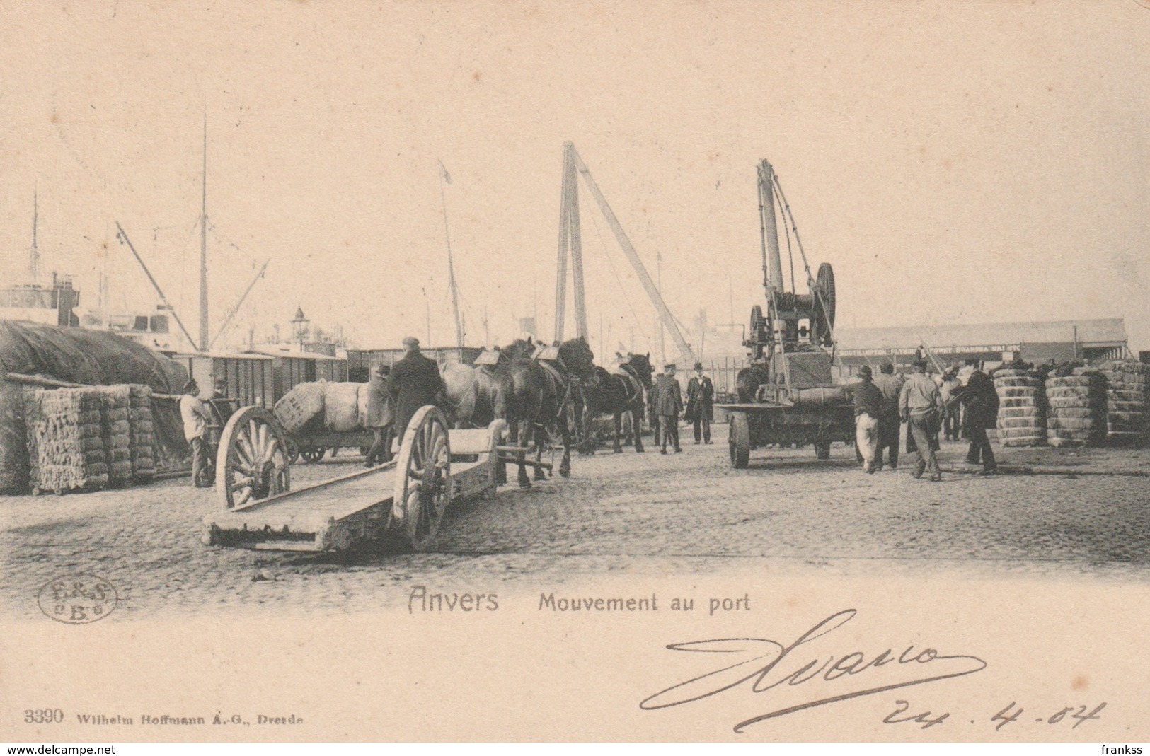 Haven Katoen Lossen 1904 ???? - Antwerpen