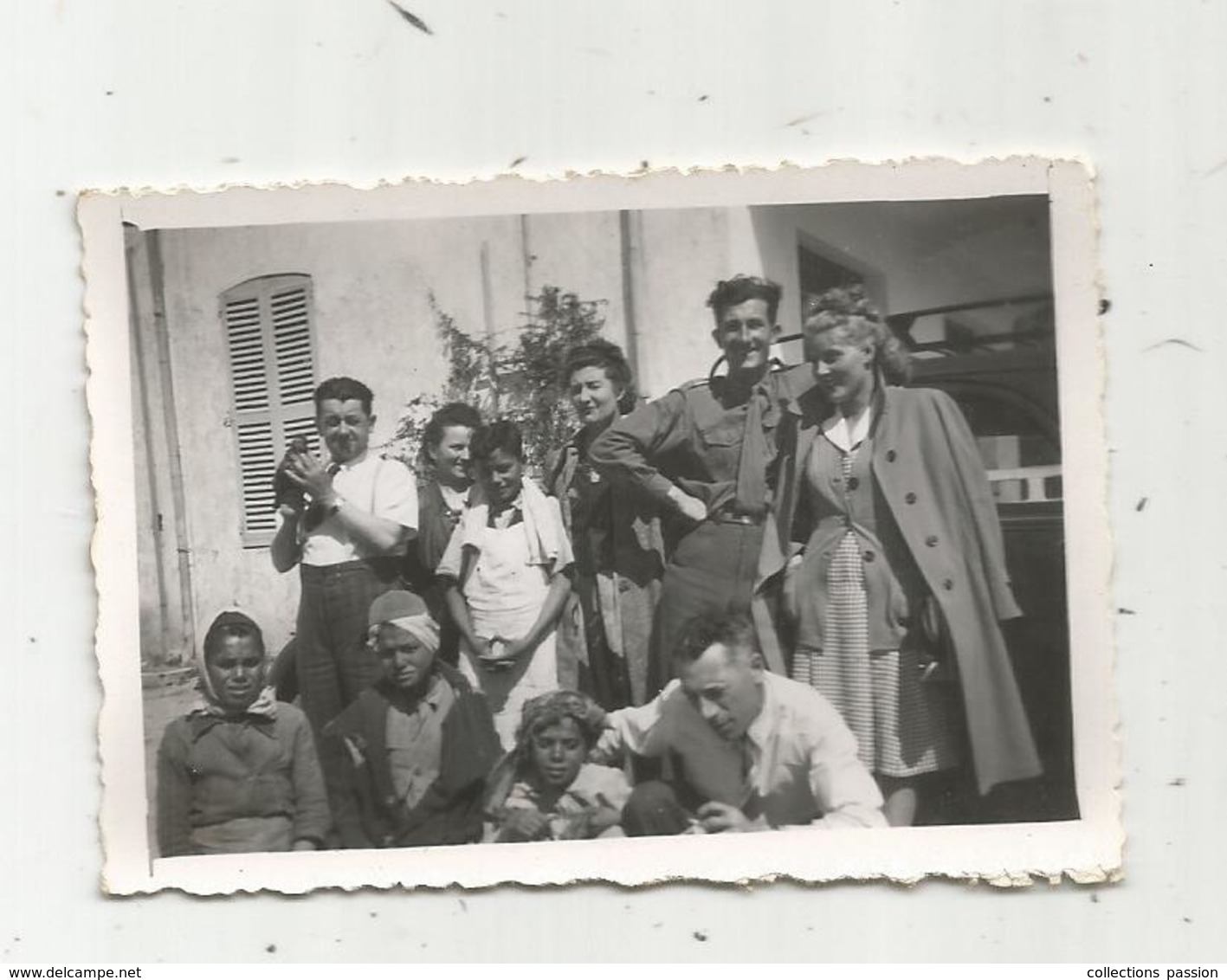 Photographie , Issue D'un Album , Militaria , Militaire ,1947, Tunisie, SAINT JOSEPH DE THIBAR - War, Military