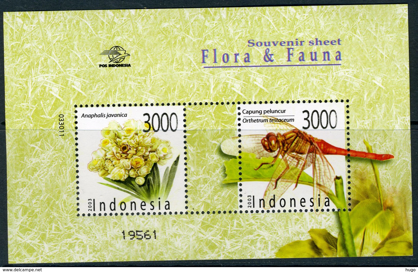 INDONESIE: ZB 2376 MNH** Blok 219 2003 Flora En Fauna - Indonesia