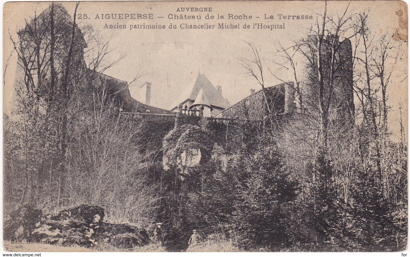 Puy De Dome : AIGUEPERSE : Chateau De La Roche - La Terrasse - Aigueperse