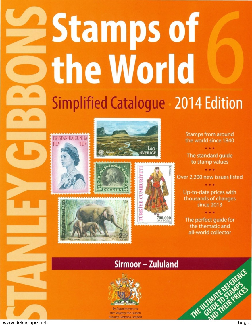 STANLEY GIBBONS Catalogus Worldwide Edition 2014 set A-Z  6 ebooks in 3 DVD - PDF