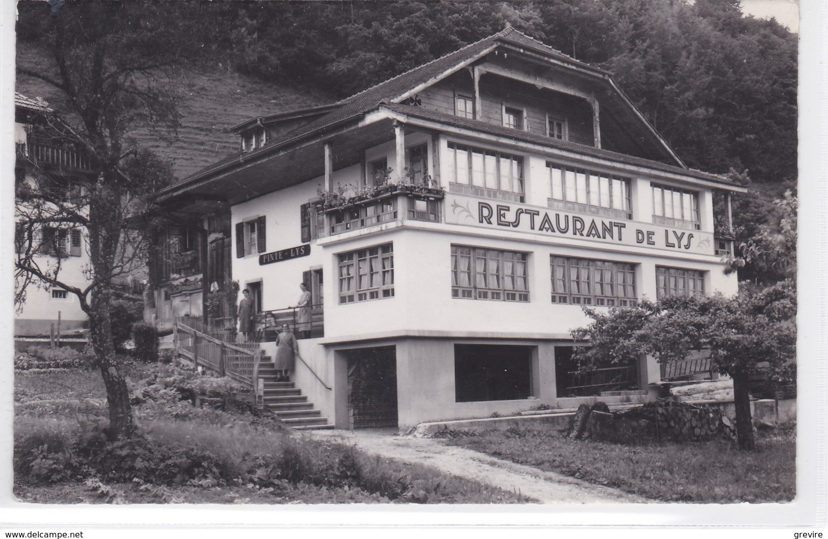 Les Sciernes D'Albeuve, Restaurant De Lys, Animée - Albeuve