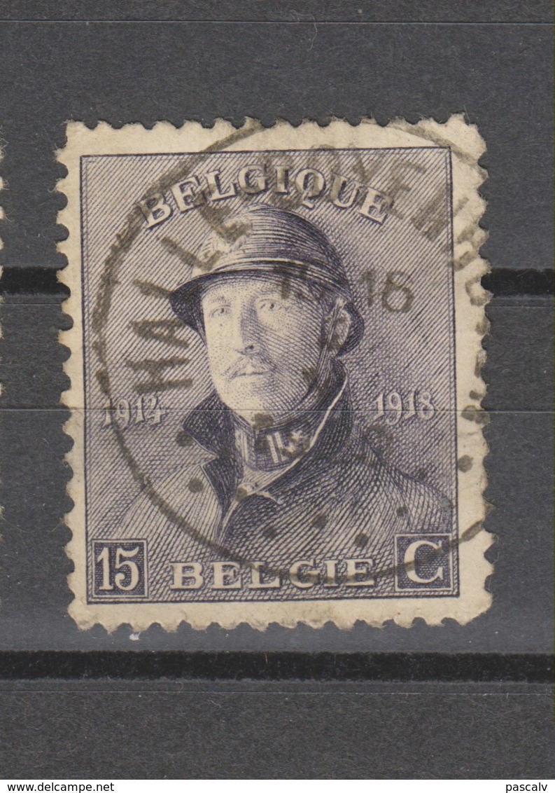 COB 169 Oblitération Centrale HALLE-BOYENHOVEN - 1919-1920 Albert Met Helm