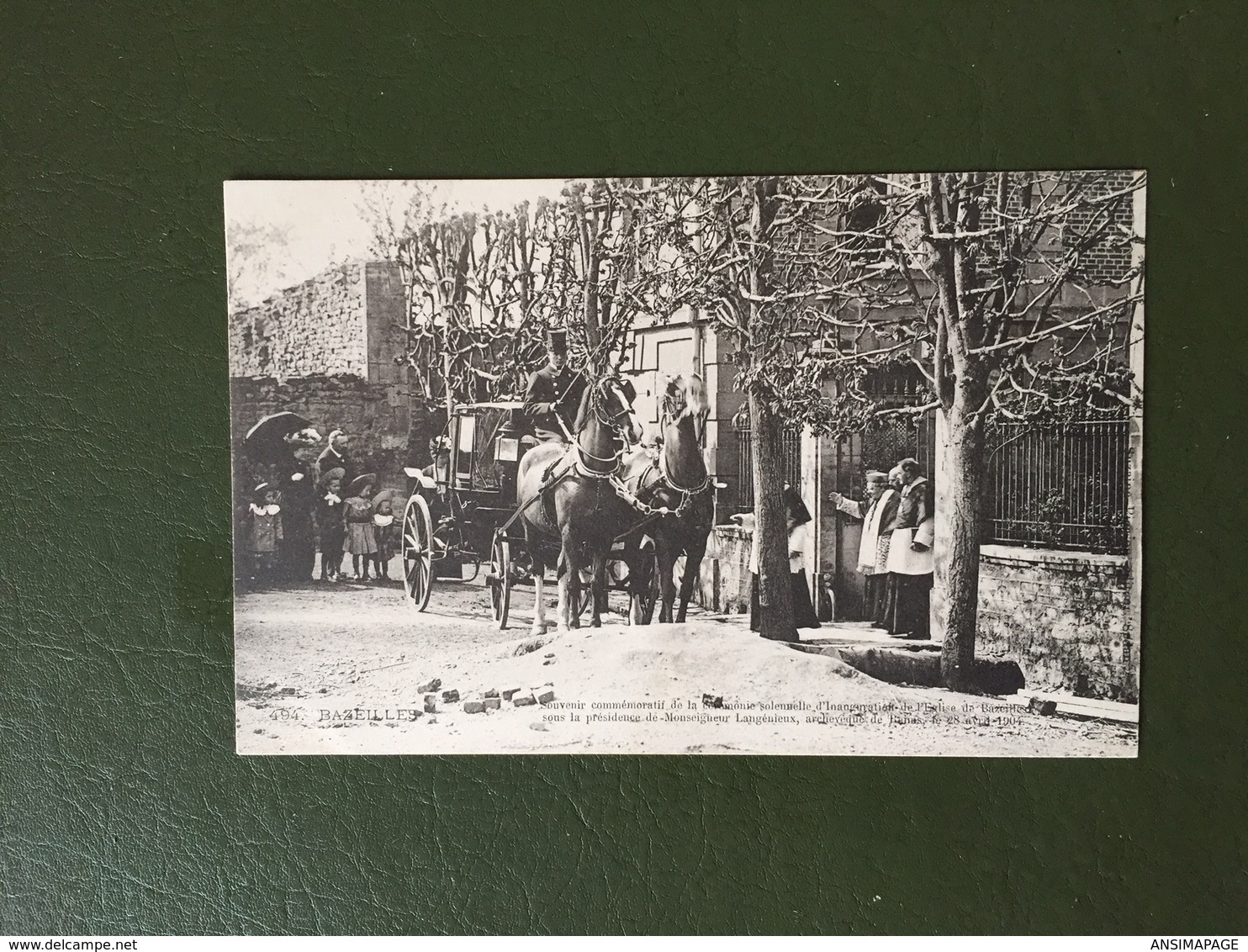 BAZEILLES- Souvenir Commémoratif De La Cérémonie Solennelle D'inauguration De L'église De Bazeilles... - Otros & Sin Clasificación