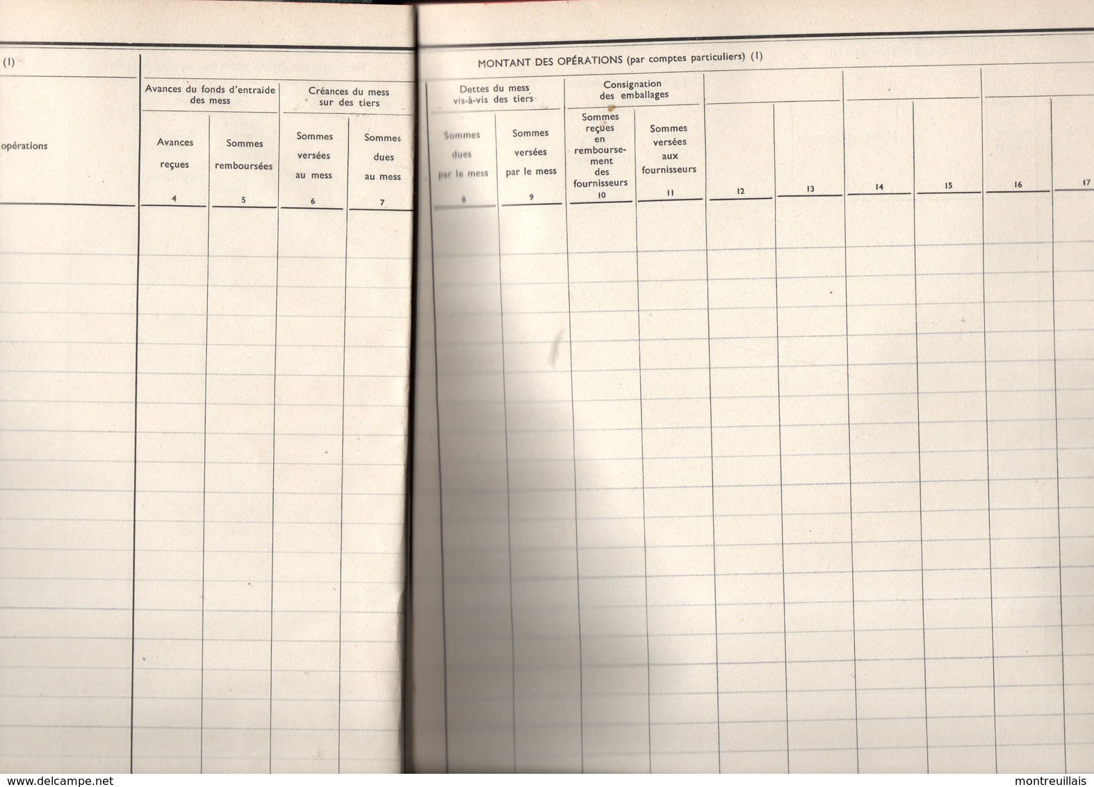 Carnet Vierge Coté Par Capitaine DALLE,  En 1961, D'enregistrement à STENAY, Cercle Mixte Gendarmerie, 3 Cachets,  6ème - Politie & Rijkswacht