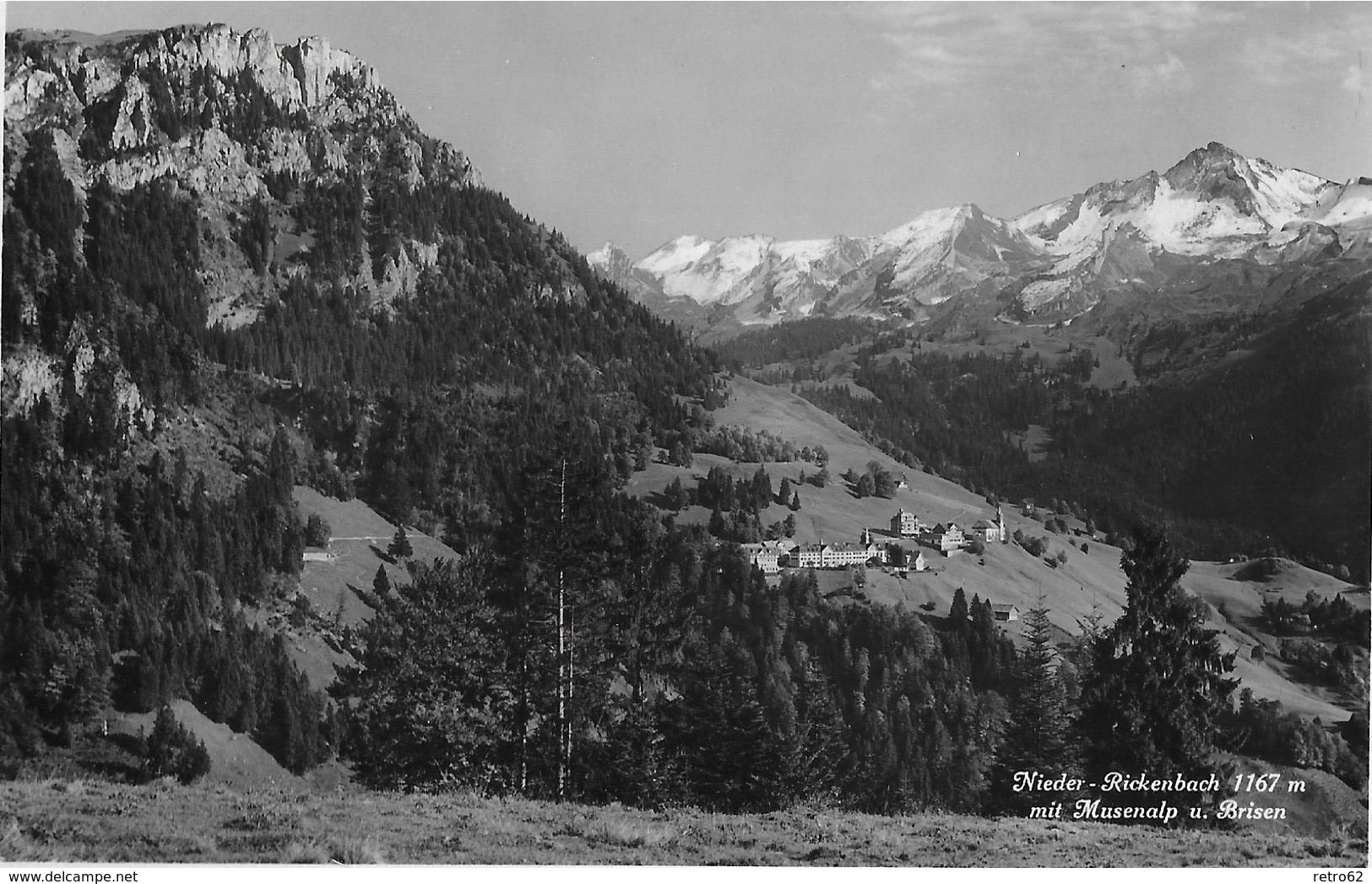 NIEDER - RICKENBACH → Mit Der Musenalpund Dem Brisen Anno 1935 - Sonstige & Ohne Zuordnung