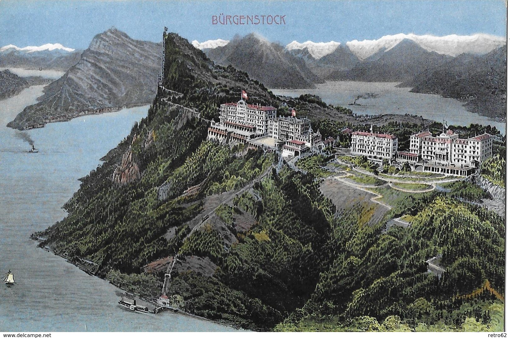BÜRGENSTOCK → Die Hotel-Anlagen, Ca.1910 - Sonstige & Ohne Zuordnung