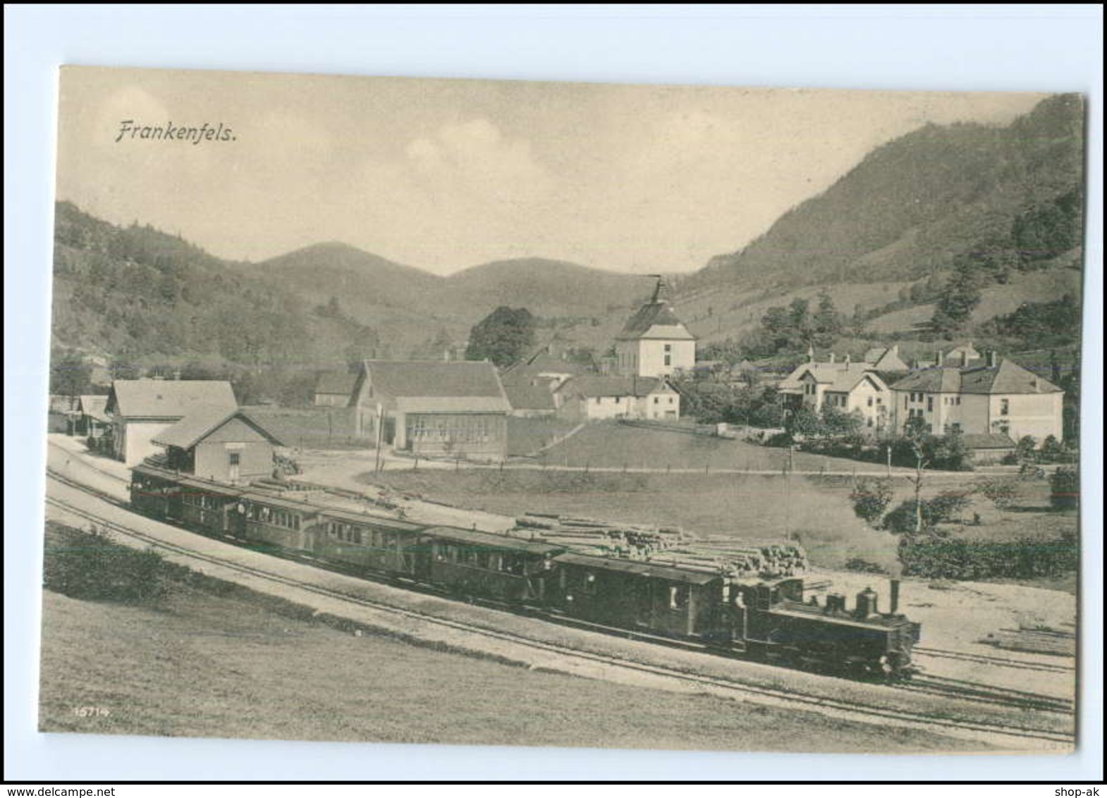 XX007990/ Frankenfels N. Ö.   Bahnhof Eisenbahn AK Ca.1910 Österreich  - Sonstige & Ohne Zuordnung