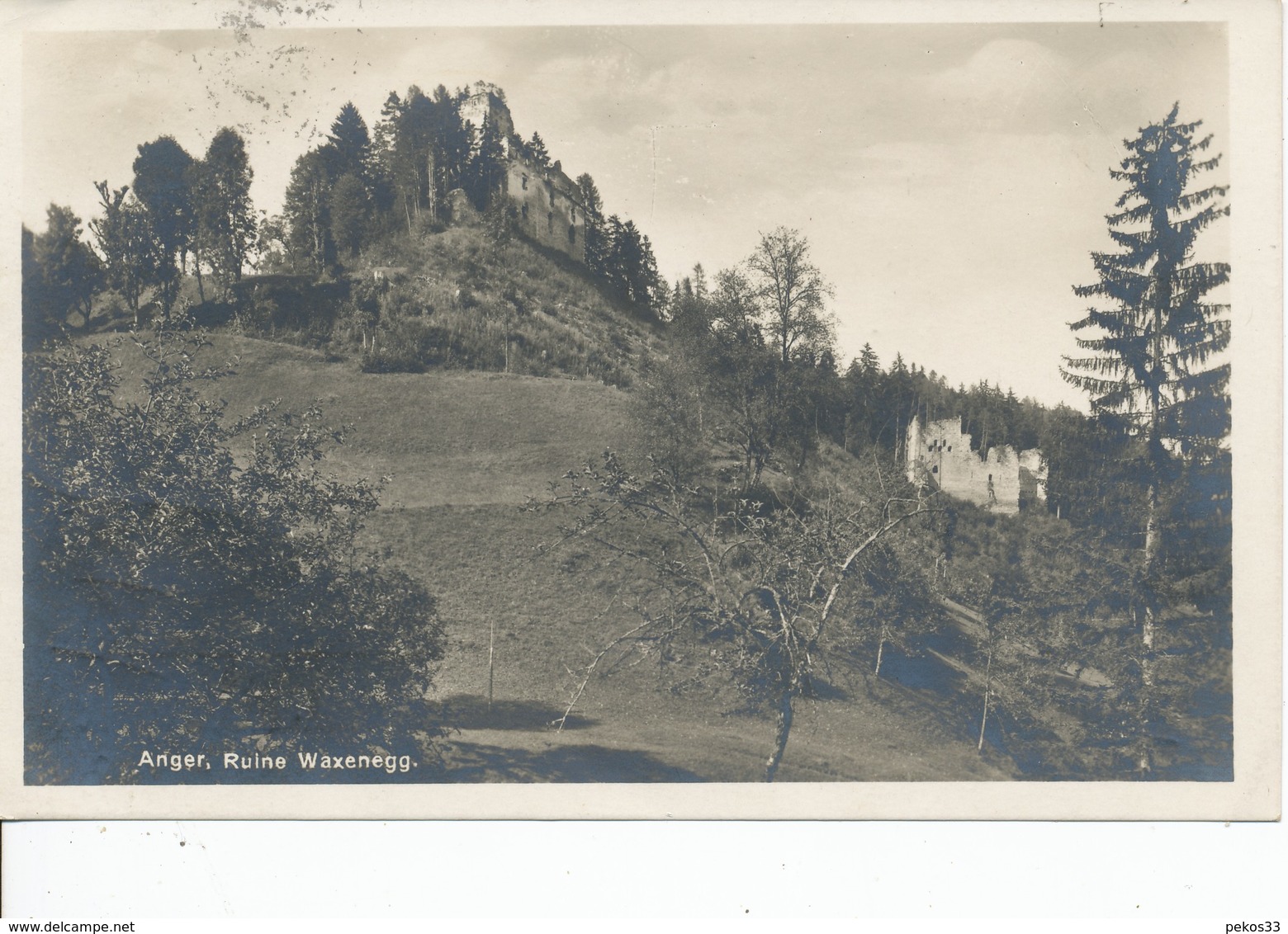 Ansichtskarten-  Steiermark - Anger,Ruine Waxenegg. - Anger