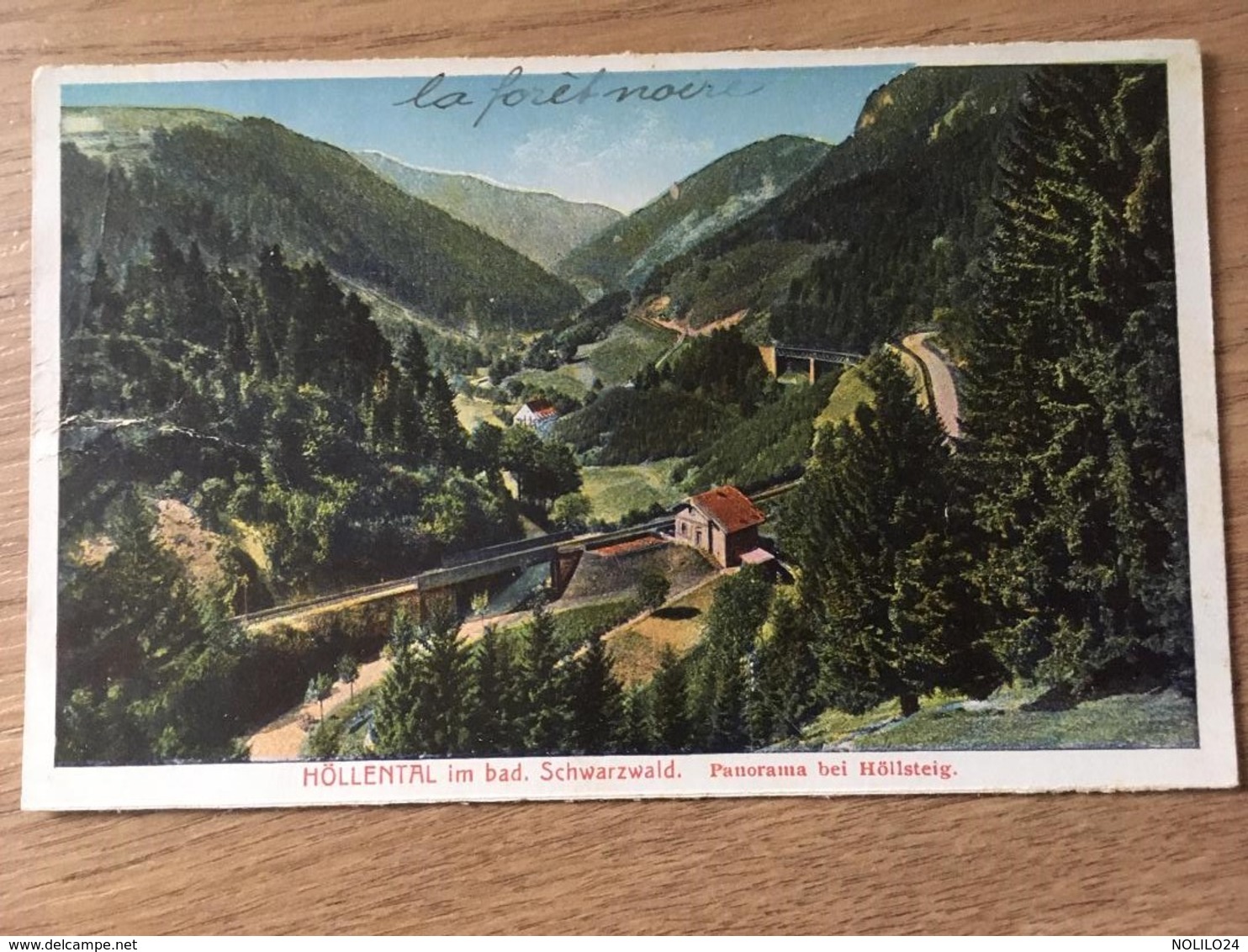 CPA, Hollental Im Bad Schwarzwald, Panorama Bei Höllsteig, écrite En 1926, éd E.Hartmann, ALLEMAGNE - Höllental