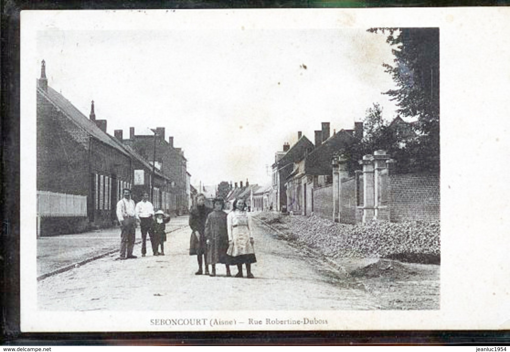 SEBONCOURT  RUE ROBERTINE DUBOIS CP ALLEMANDE - Autres & Non Classés