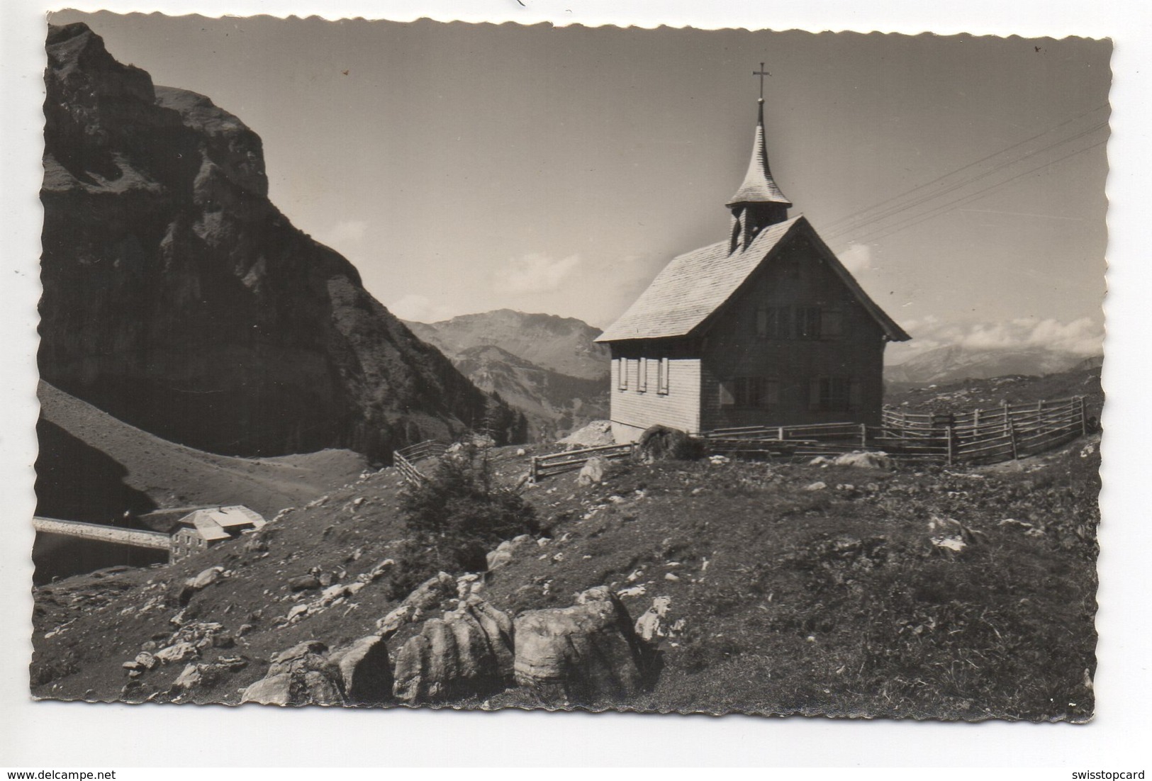 OBERRICKENBACH Bannalpsee Bergkapelle & Rest. Bannalpsee Stempel Pesion A. Bissig - Sonstige & Ohne Zuordnung