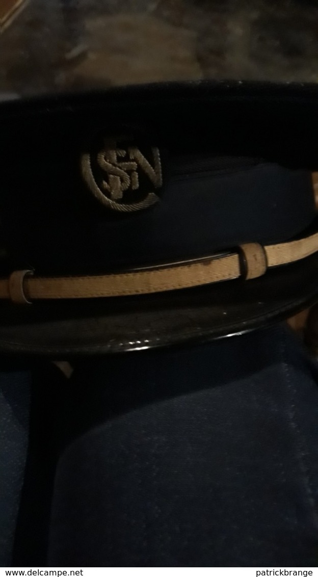 Casquette De Chef De Gare SNCF - Autres & Non Classés