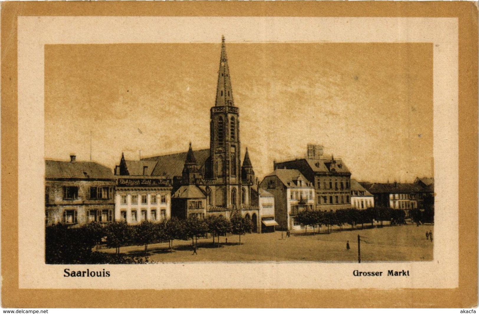 CPA AK Saarlouis Grosser Markt GERMANY (939527) - Kreis Saarlouis