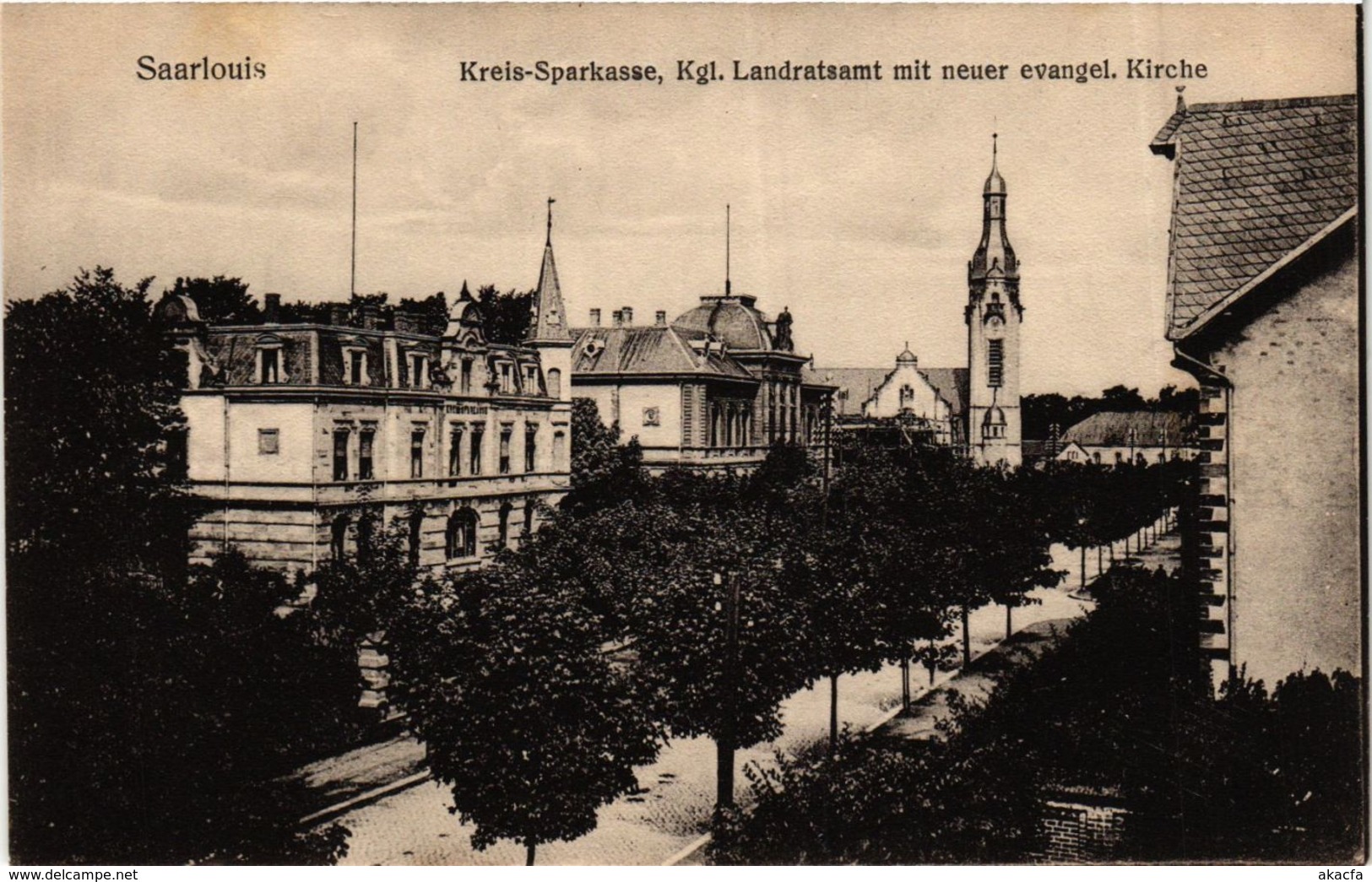 CPA AK Saarlouis Kreis Sparkasse GERMANY (939539) - Kreis Saarlouis