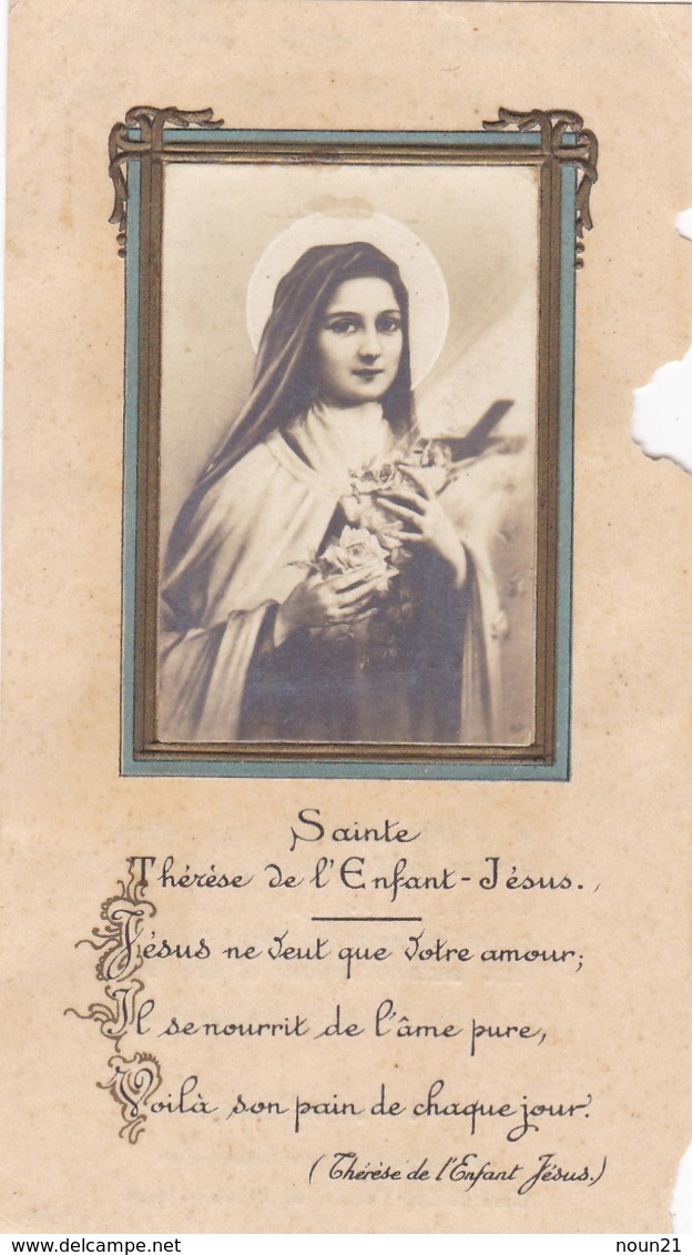 Image Pieuse - Sainte Thérèse De L'enfant Jésus  - Bouasse 11317B - Montpellier (34) 5 Novembre 1942 - Santini