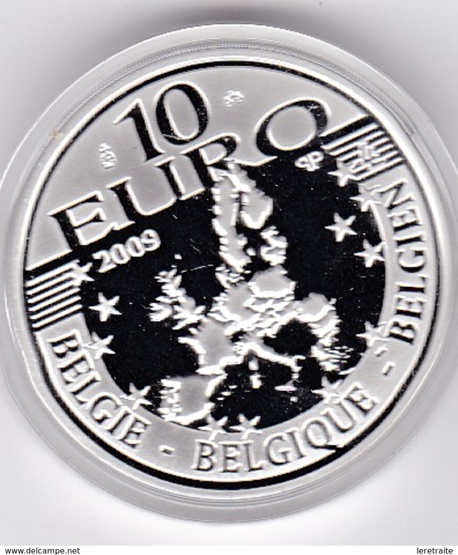 10 EURO, Argent, 2009. 75 Ans Du Roi Albert II. Superbe. - Bélgica