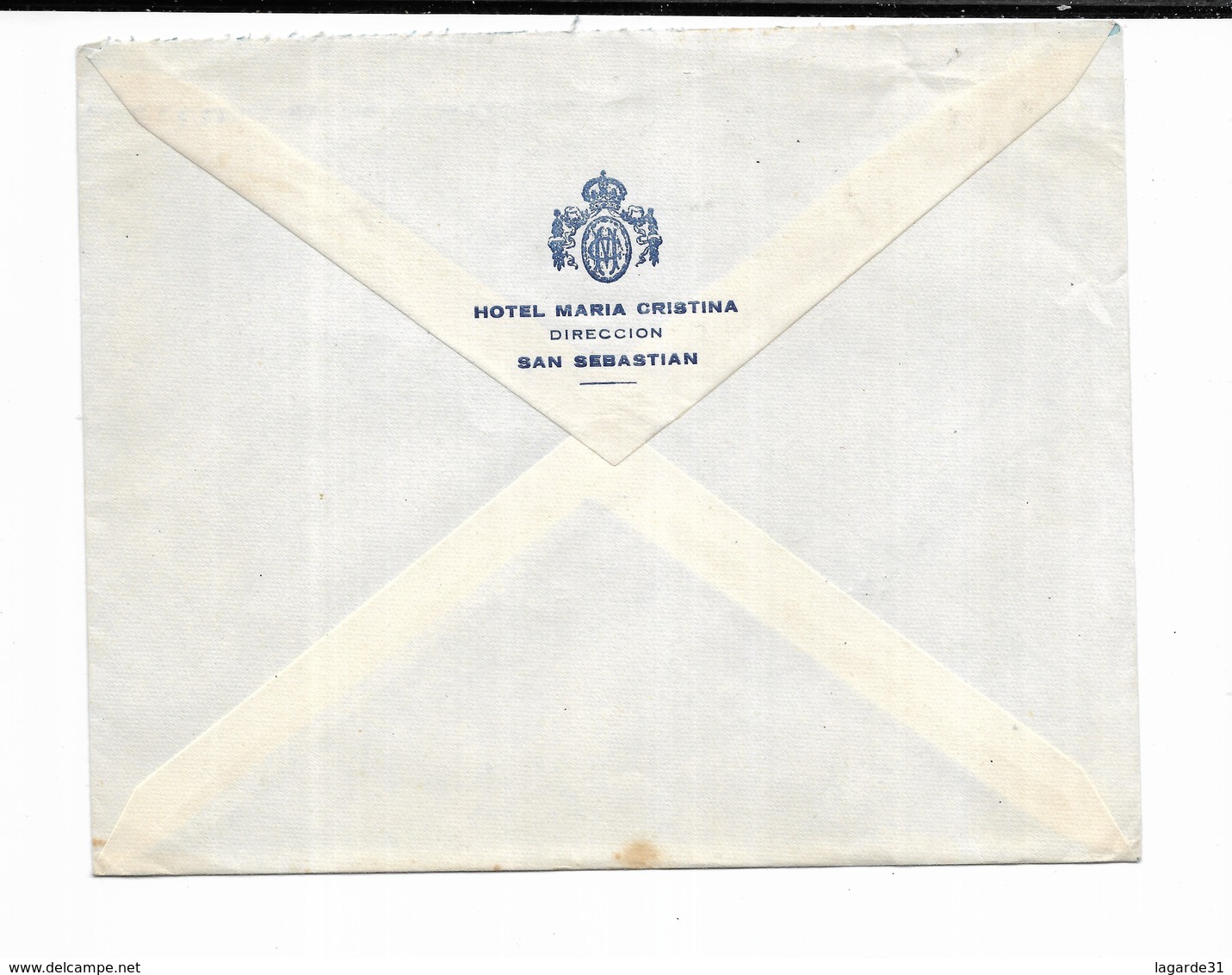 1955 HOTEL MARIA CRISTINA  SAN SEBASTIAN - Franking Machines (EMA)