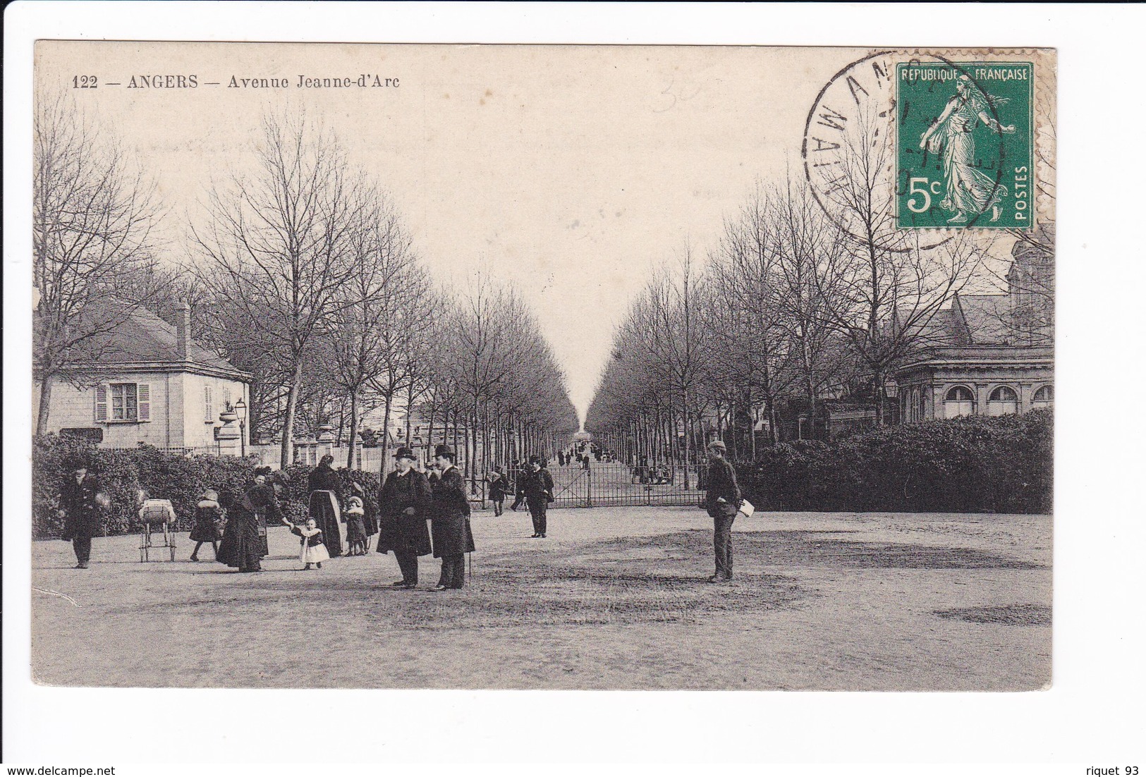 122 - ANGERS - Avenue Jeanne D'Arc - Angers