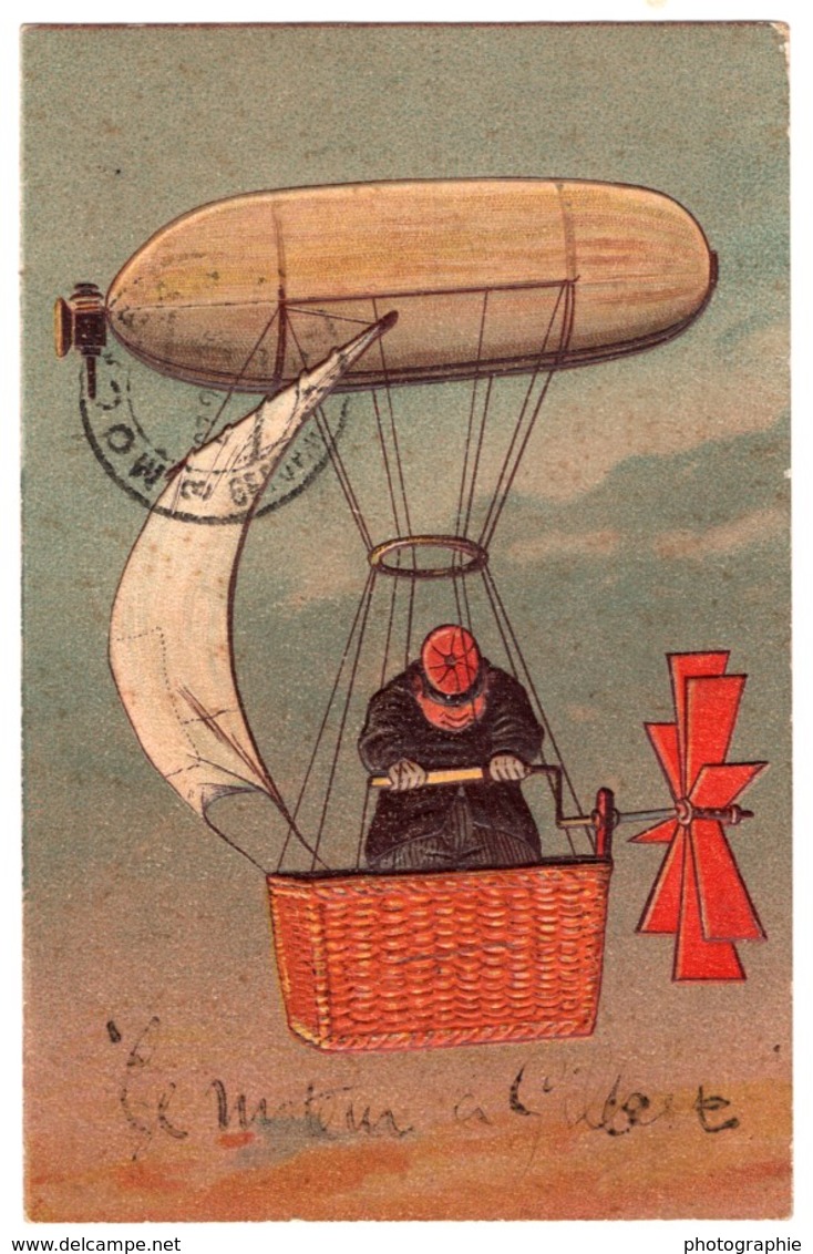 Aviation Ballons Lot de Cartes postales envoyes a l'Aeronaute Charles Gilbert vers 1910