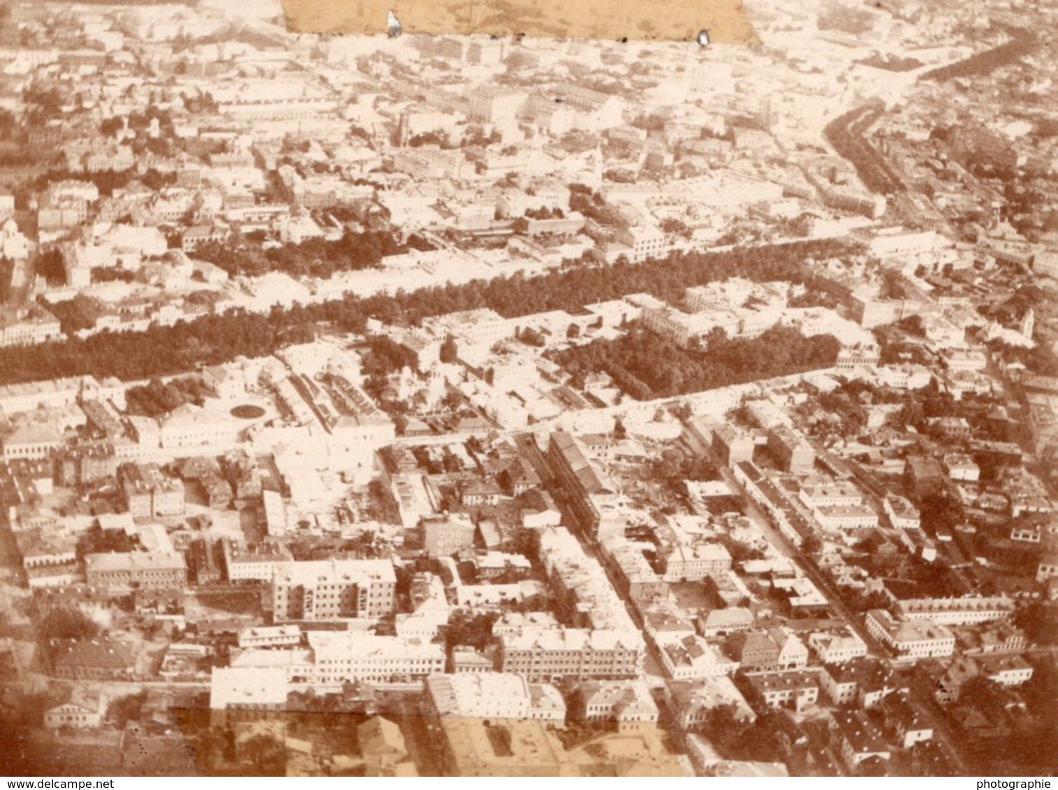 Russie Moscou et environs Vues aeriennes de Ballon Lot de Photos Anciennes 1900's