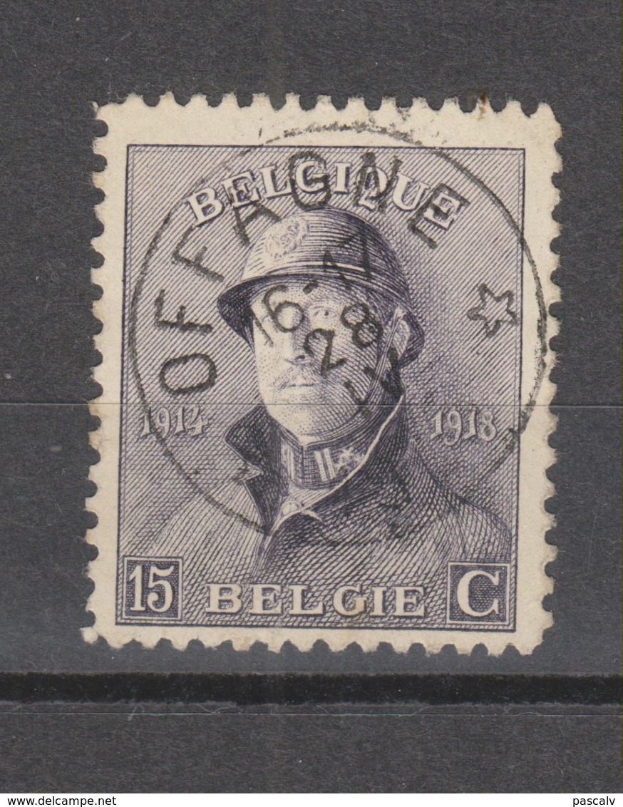 COB 169 Oblitération Centrale Relais étoile * OFFAGNE * Superbe - 1919-1920 Roi Casqué