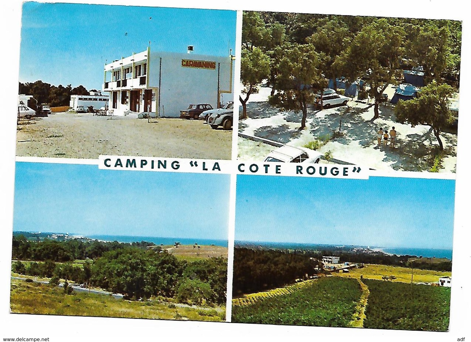 CP MULTIVUES ARGELES SUR MER, CAMPING LA COTE ( COSTE ) ROUGE, PYRENEES ORIENTALES 66 - Argeles Sur Mer