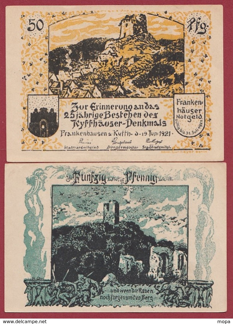 Allemagne 50 Pfenning Stadt  Frankenhausen  Dans L 'état N °5549 - Collections