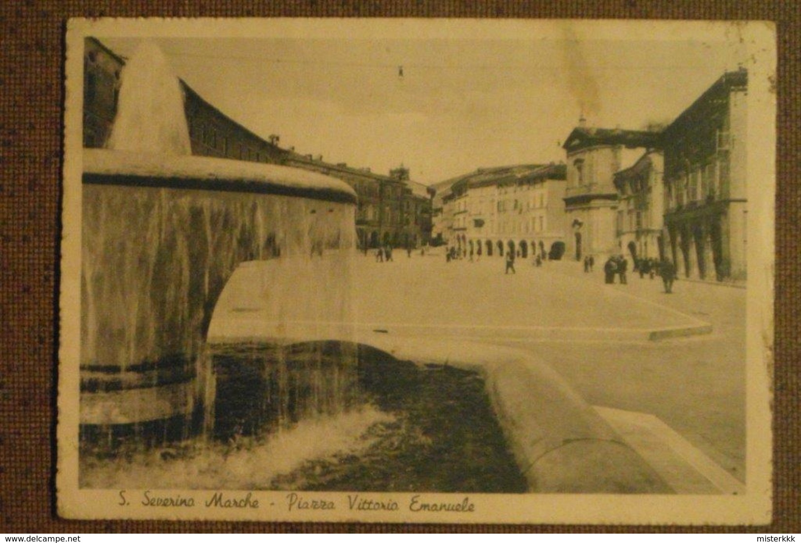 SAN SEVERINO MARCHE - 1942   -PIAZZA VITT. EMANUELE  ANIMATA  -   -BELLA - Autres & Non Classés