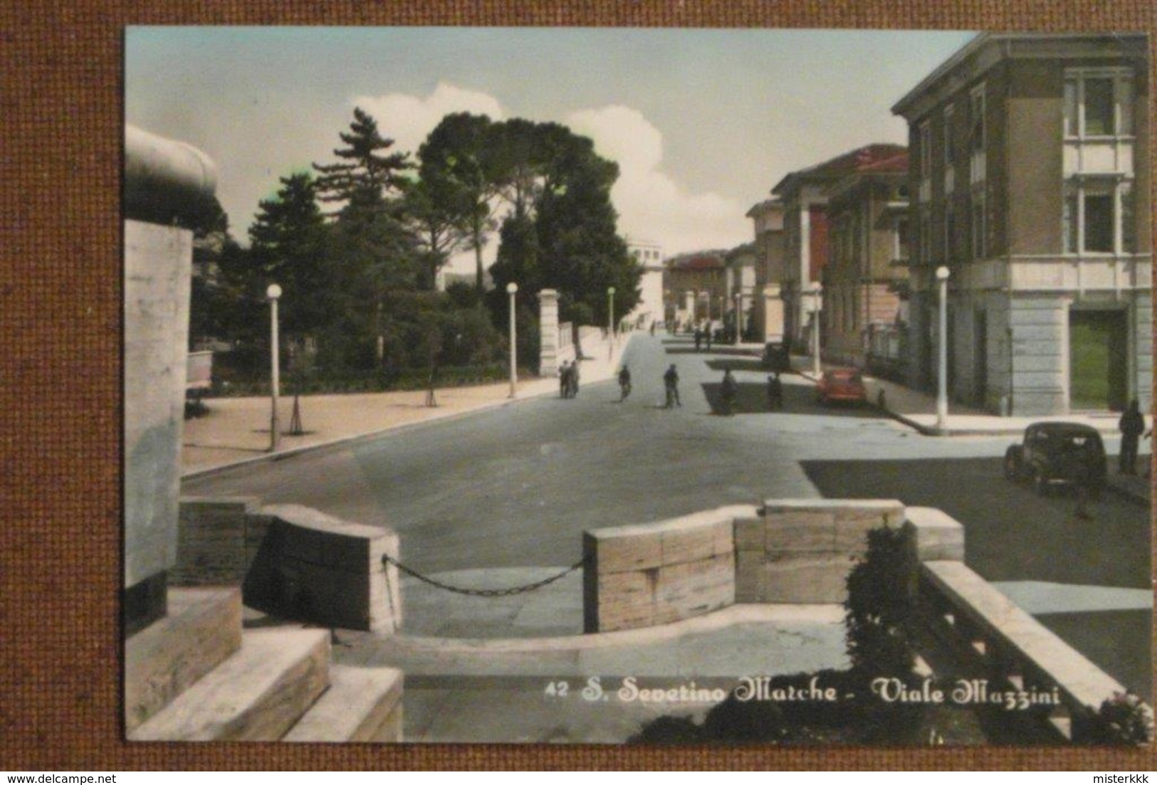 SAN SEVERINO MARCHE - 1962 - VIALE MAZZINI  - ANIMATA AUTO EPOCA  -   -BELLA - Autres & Non Classés