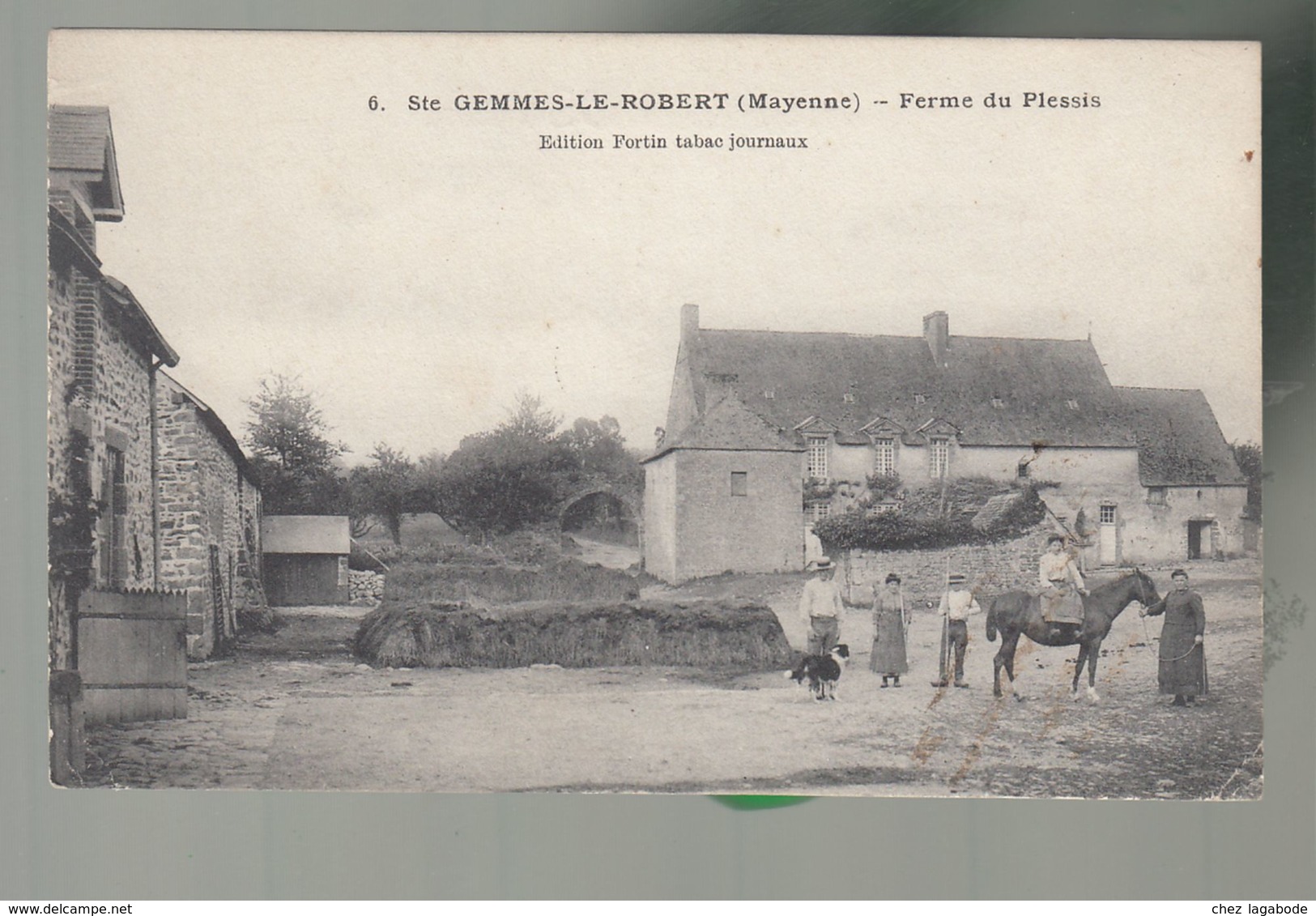 CPA (53) Saint-Gemme-le-Robert   -  Ferme Du Plessis - Autres & Non Classés