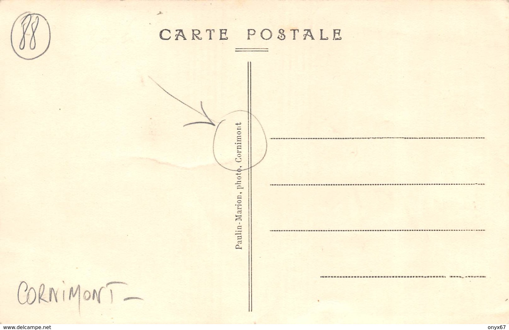 CORNIMONT (88-Epinal-La Bresse) Villa " Les  Roitelets "Photo Paulin-Marion, Cornimont - RARE - - Cornimont