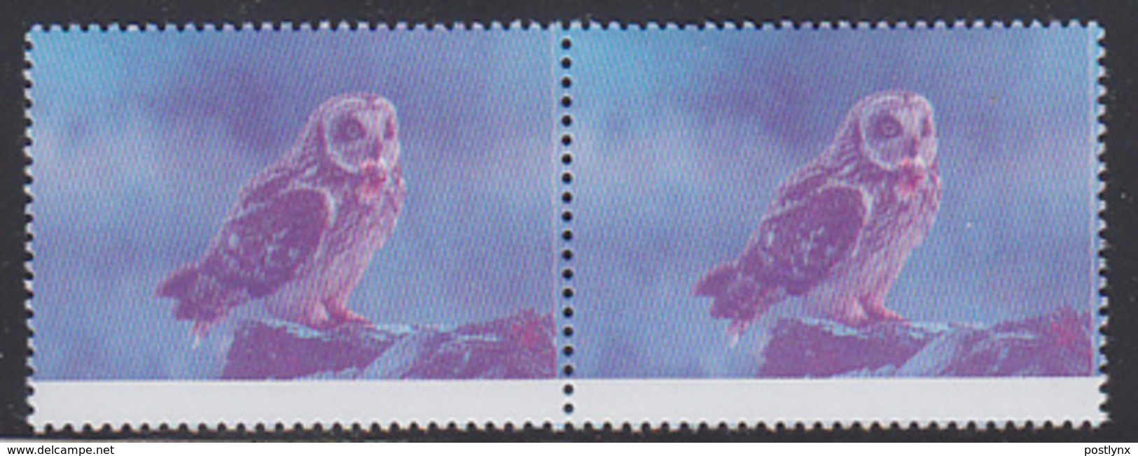 CUBA 2019 Asio Stygius Siguapa Owl (40c) PROOF PAIR C/M/O/K - Geschnittene, Druckproben Und Abarten