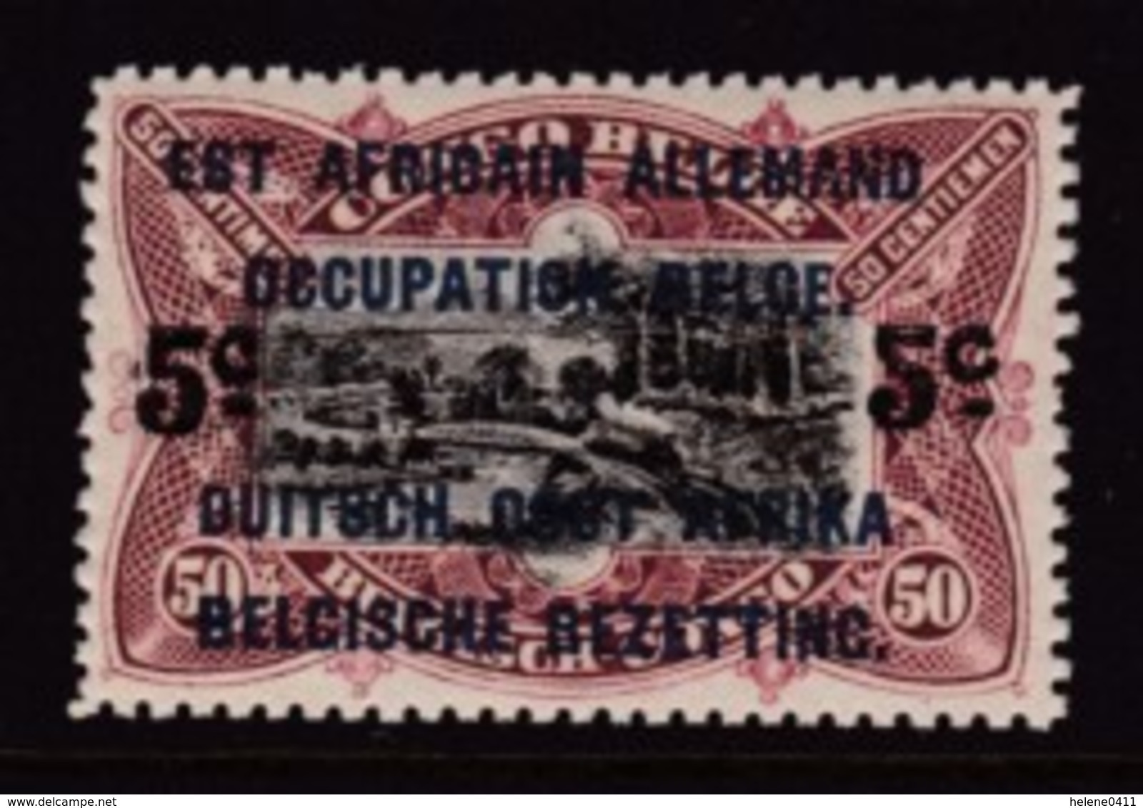 TIMBRE NEUF DU RUANDA-URUNDI - TIMBRE DE 1916 SURCHARGE N° Y&T 45 - Nuovi