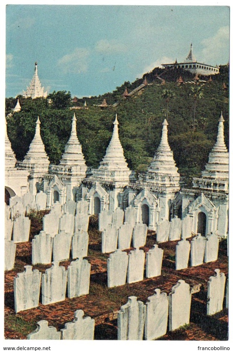 BURMA (MYANMAR) - TRIPITAKA COMMENTARIES IN STONE AND MANDALAY HILL-MANDALAY / THEMATIC STAMPS-F.A.O./BIRD - Myanmar (Burma)