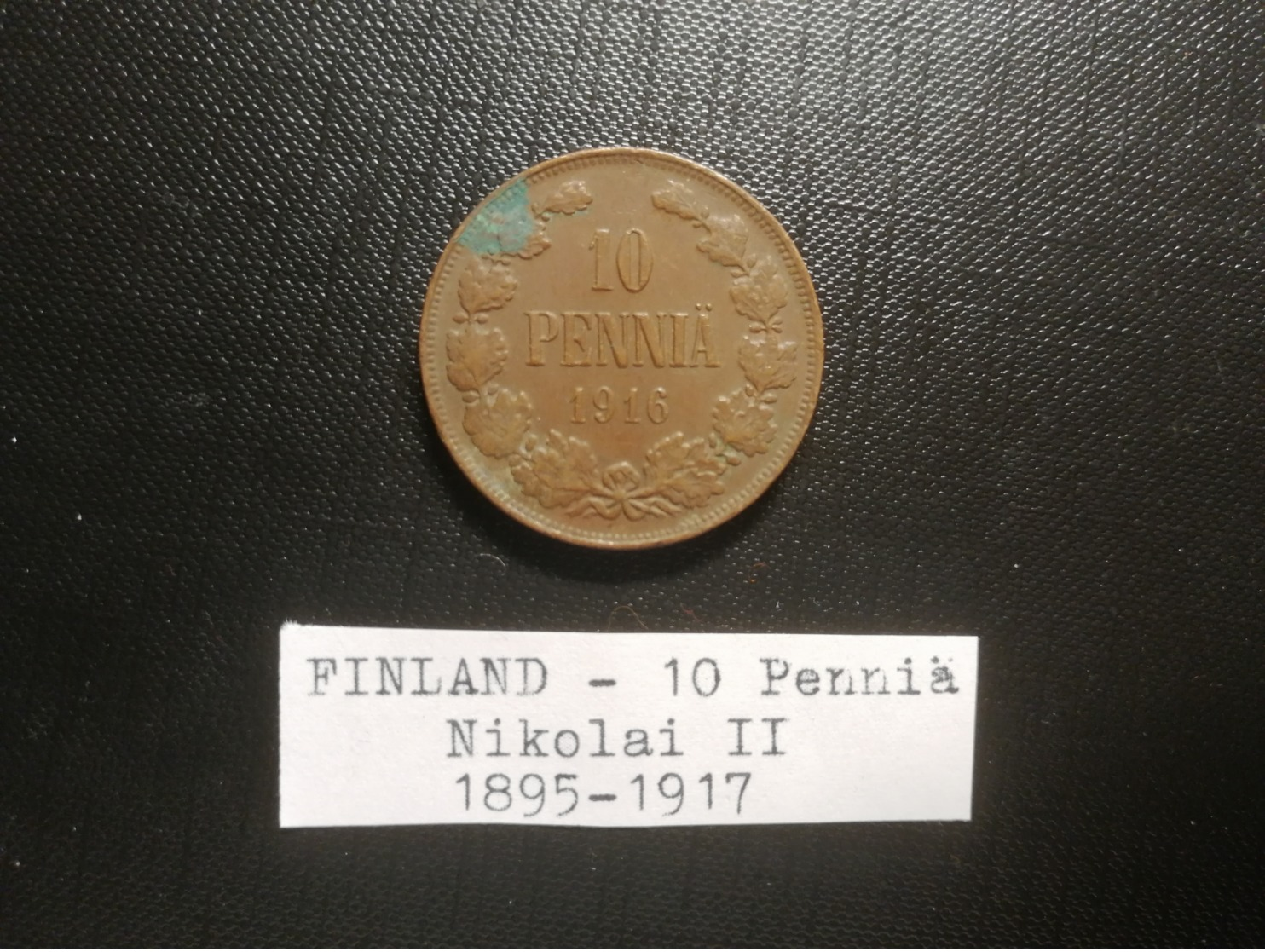 FINLANDE/Finland - 10 Penniä 1916 - Nikolai II - Finlandia