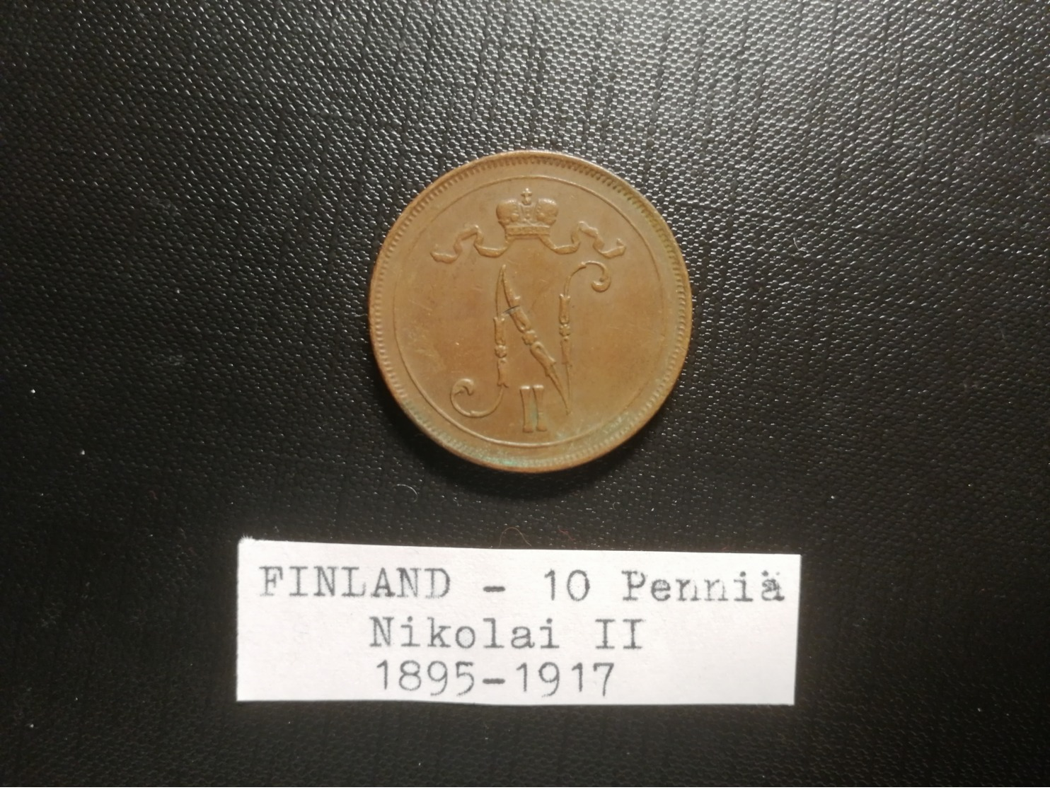 FINLANDE/Finland - 10 Penniä 1916 - Nikolai II - Finlandia