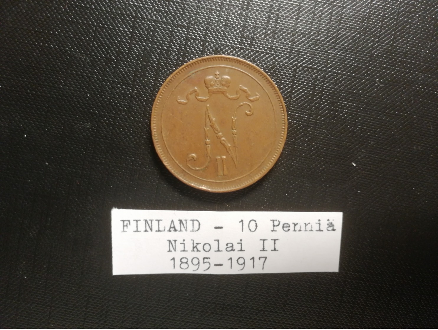 FINLANDE/Finland - 10 Penniä 1916 - Nikolai II - Finlandia