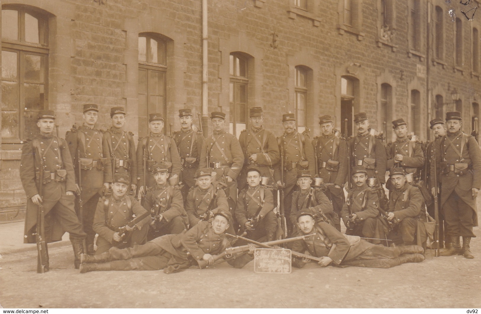 91  EME REGIMENT D INFANTERIE CARTE PHOTO - War 1914-18