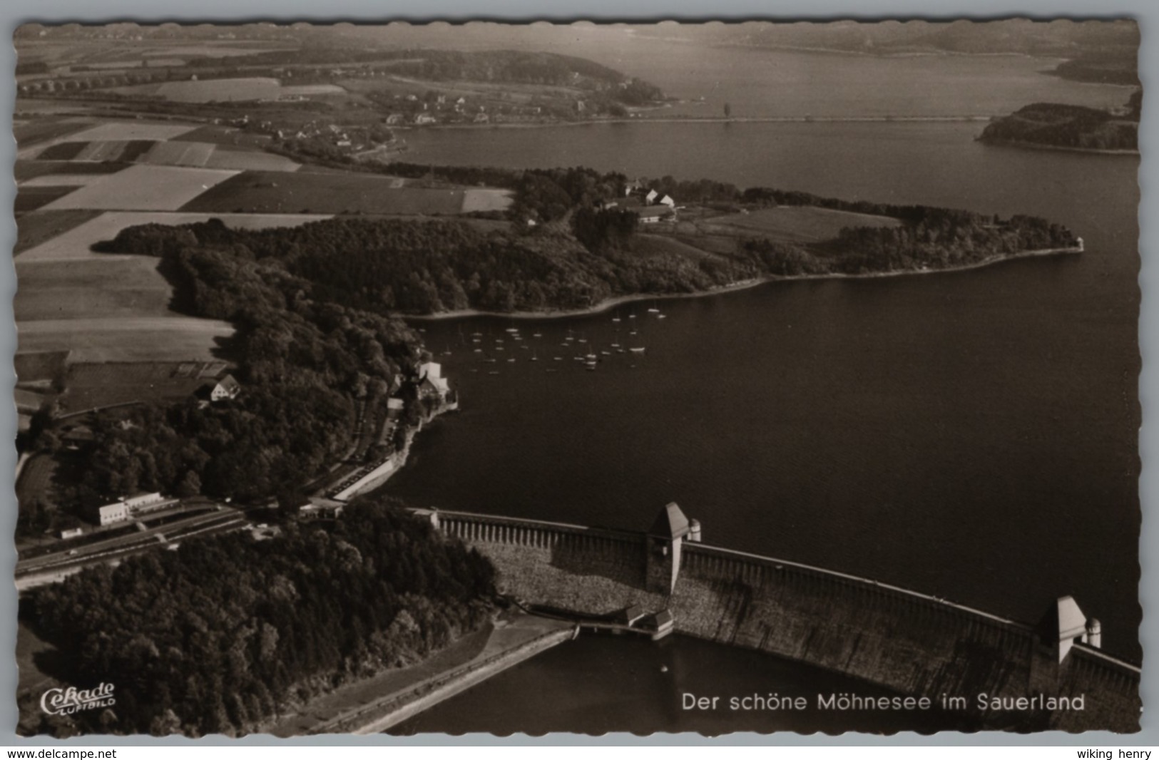 Möhnesee - S/w Der Schöne Möhnesee Im Sauerland - Möhnetalsperre