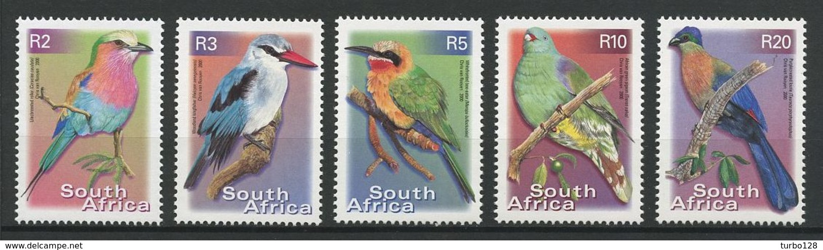 Afrique Sud 2000 N° 1127V/1127Z ** Neufs MNH Superbes C 27 € Faune Oiseaux Halcyon Birds Fauna Animaux - Ongebruikt