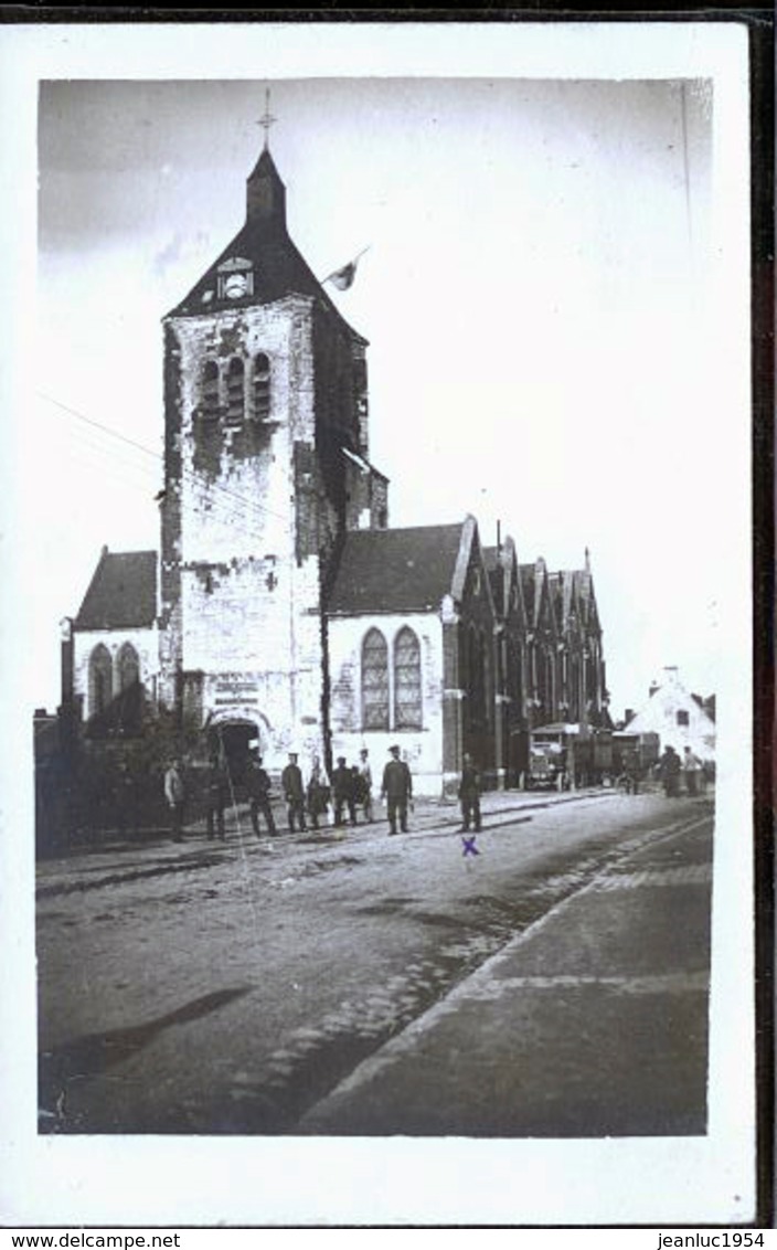 SEBONCOURT EGLISE OCCUPEE  CP PHOTO ALLEMANDE - Andere & Zonder Classificatie