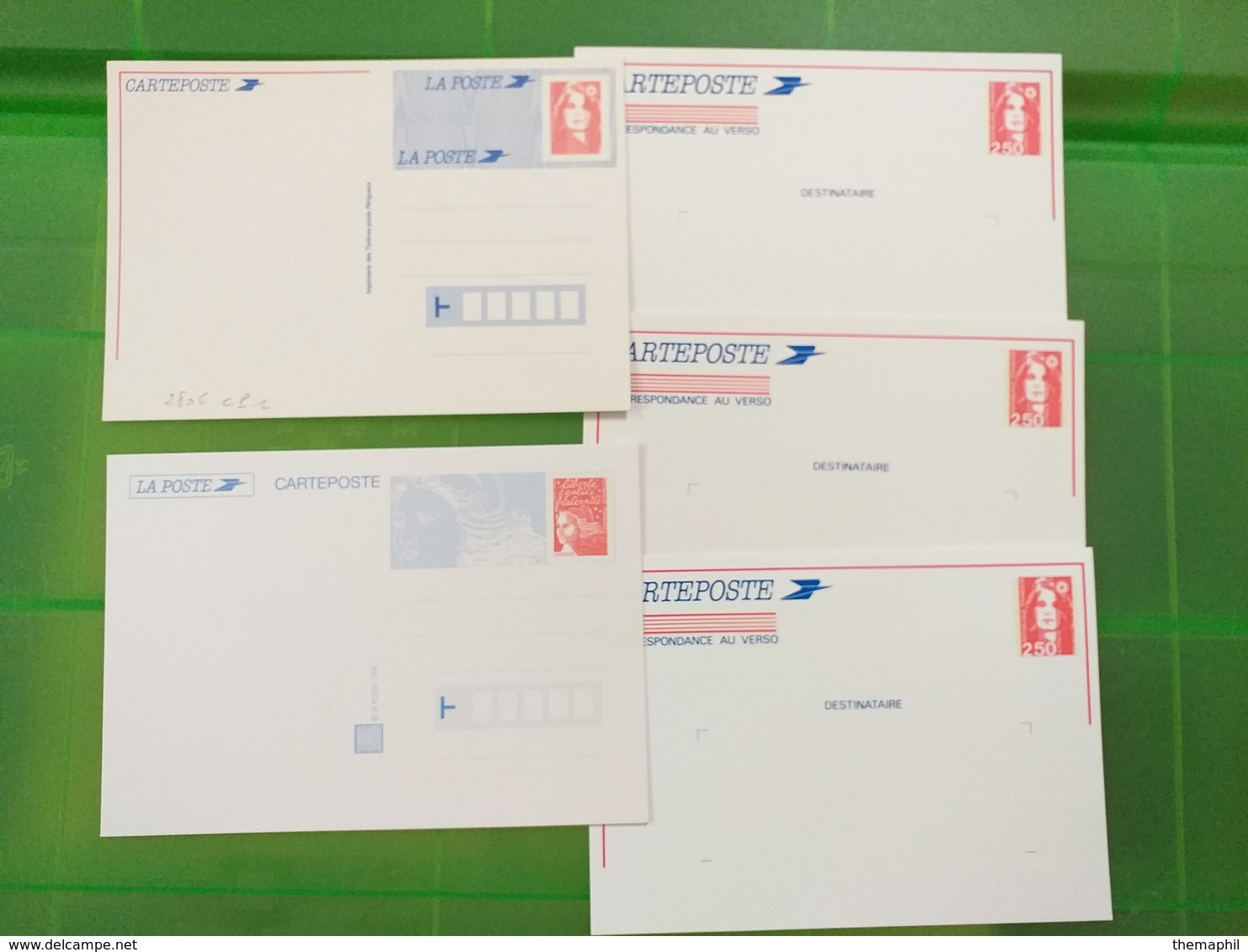 lot n° TH.79 FRANCE un lot de 250 entiers postaux neufs