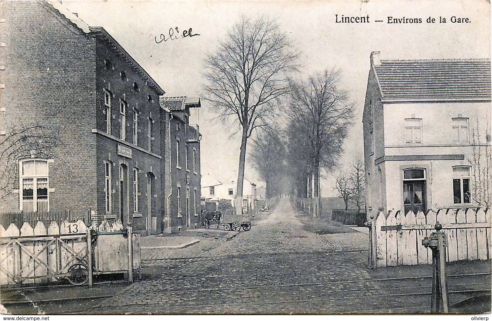 Belgique - Lincent - Environs De La Gare - Le Passage à  Niveau - Lincent