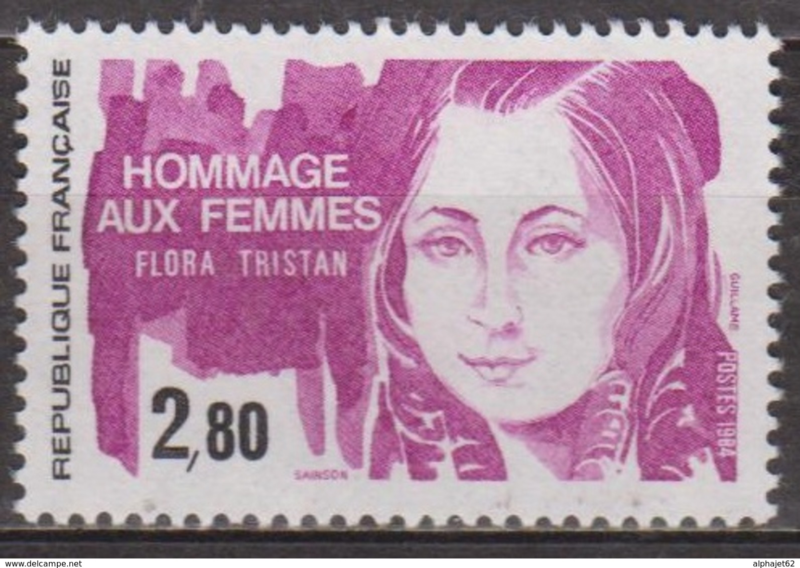 Hommage Aux Femmes - FRANCE - Flora Tristan, Femme De Lettres, Féministe - N° 2303 **  - 1984 - Nuevos