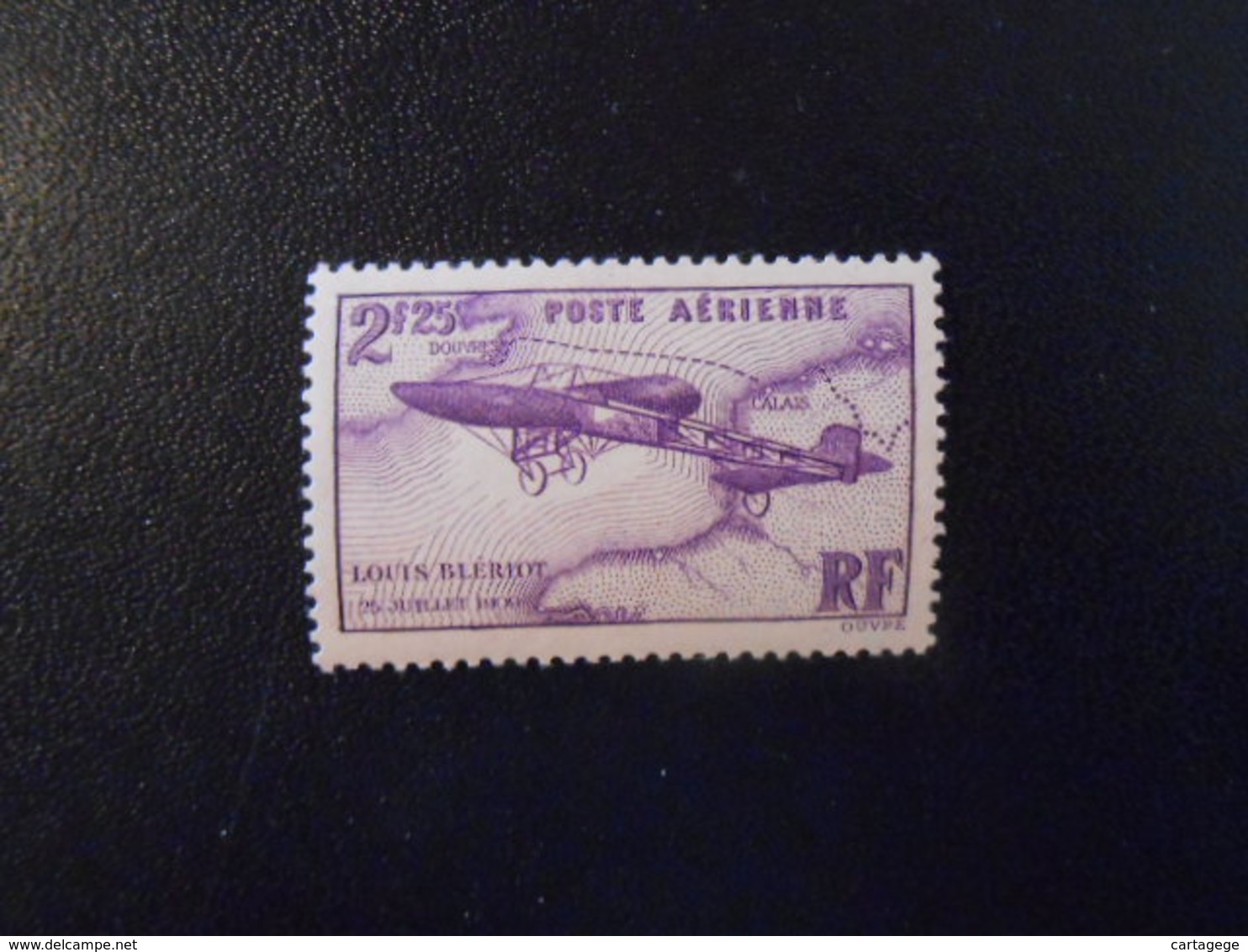 FRANCE  YT PA7 ANNIVERSAIRE DE LA TRAVERSEE DE LA MANCHE PAR BLERIOT* - 1927-1959 Mint/hinged