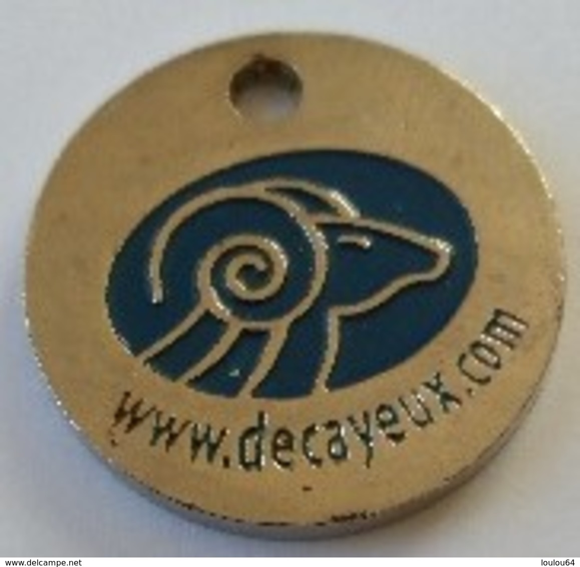 Jeton De Caddie - DECAYEUX - En Métal - - Trolley Token/Shopping Trolley Chip