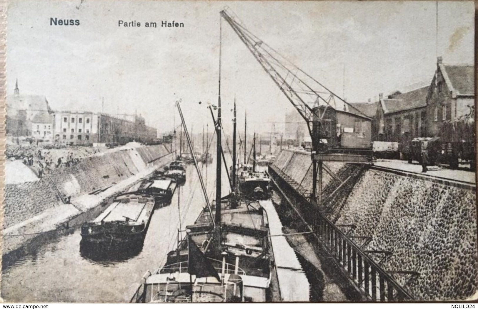 CPA, Neuss - Partie Am Hafen,(Postkarte Mit Kleiner Animation)  écrite En 1919, Allemagne - Neuss