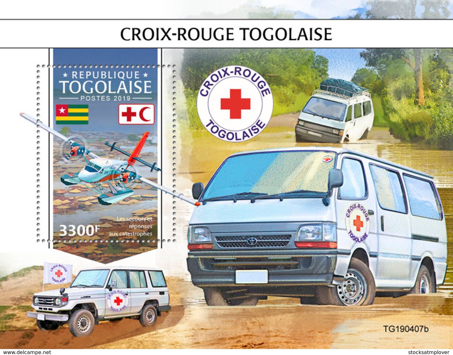 Togo 2019     Red Cross  Of Togo   (Relief And Disaster Response) S201911 - Togo (1960-...)